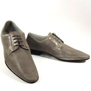 GOODMAN 🇮🇹 MEN'S BROWN SOFT LEATHER COMFORT OXFORD  SUMMER SHOES